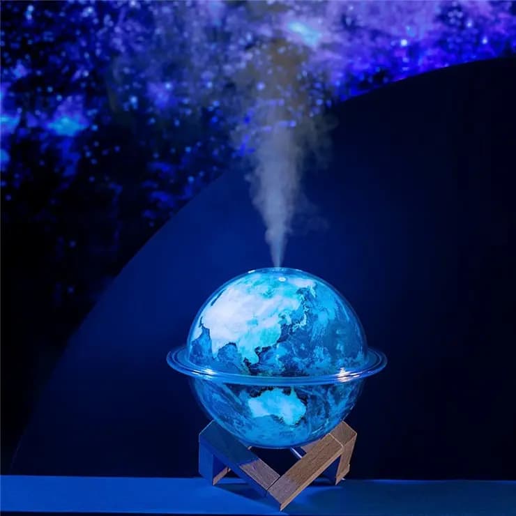 دستگاه بخور سرد و چراغ خواب سیاره زمین Galaxy Humidifier