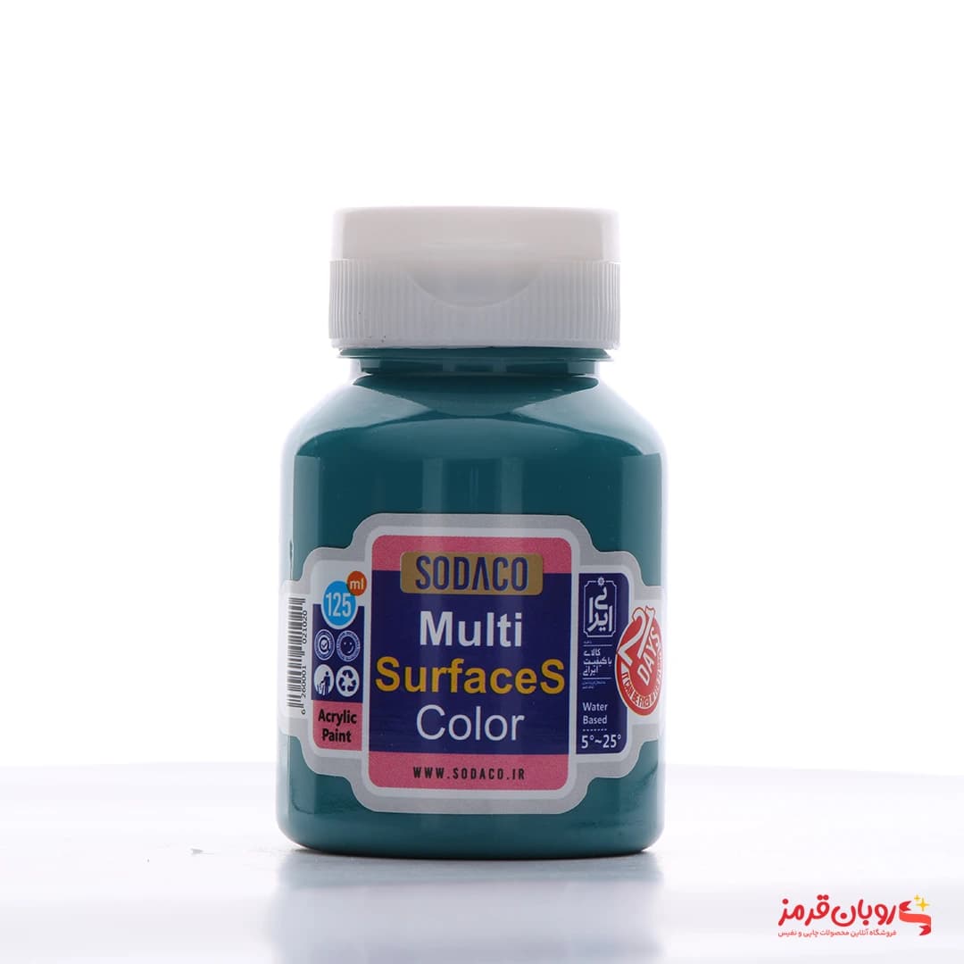 رنگ اکریلیک مولتی سورفیس فیروزه ای سیر سوداکو – 125 میل