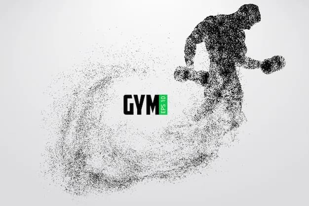 پوستر دیواری سفید مشکی gym — تصویر ۲