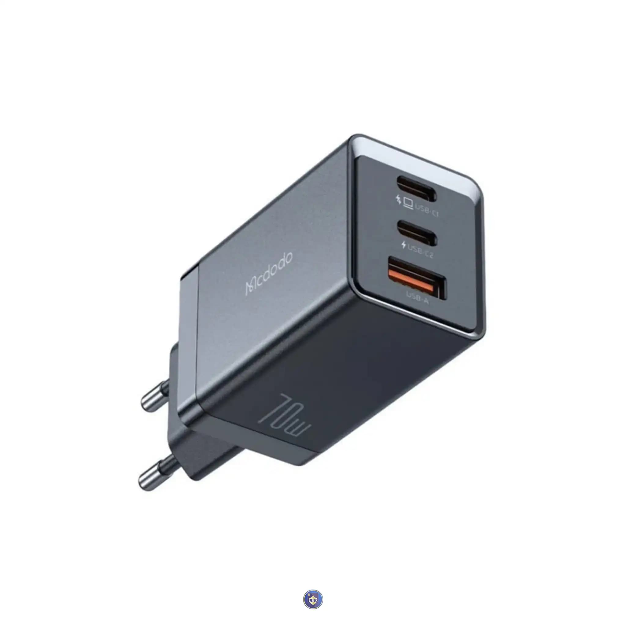آداپتور 70 وات مک دودو مدل CH-1543 به همراه کابل USB-C