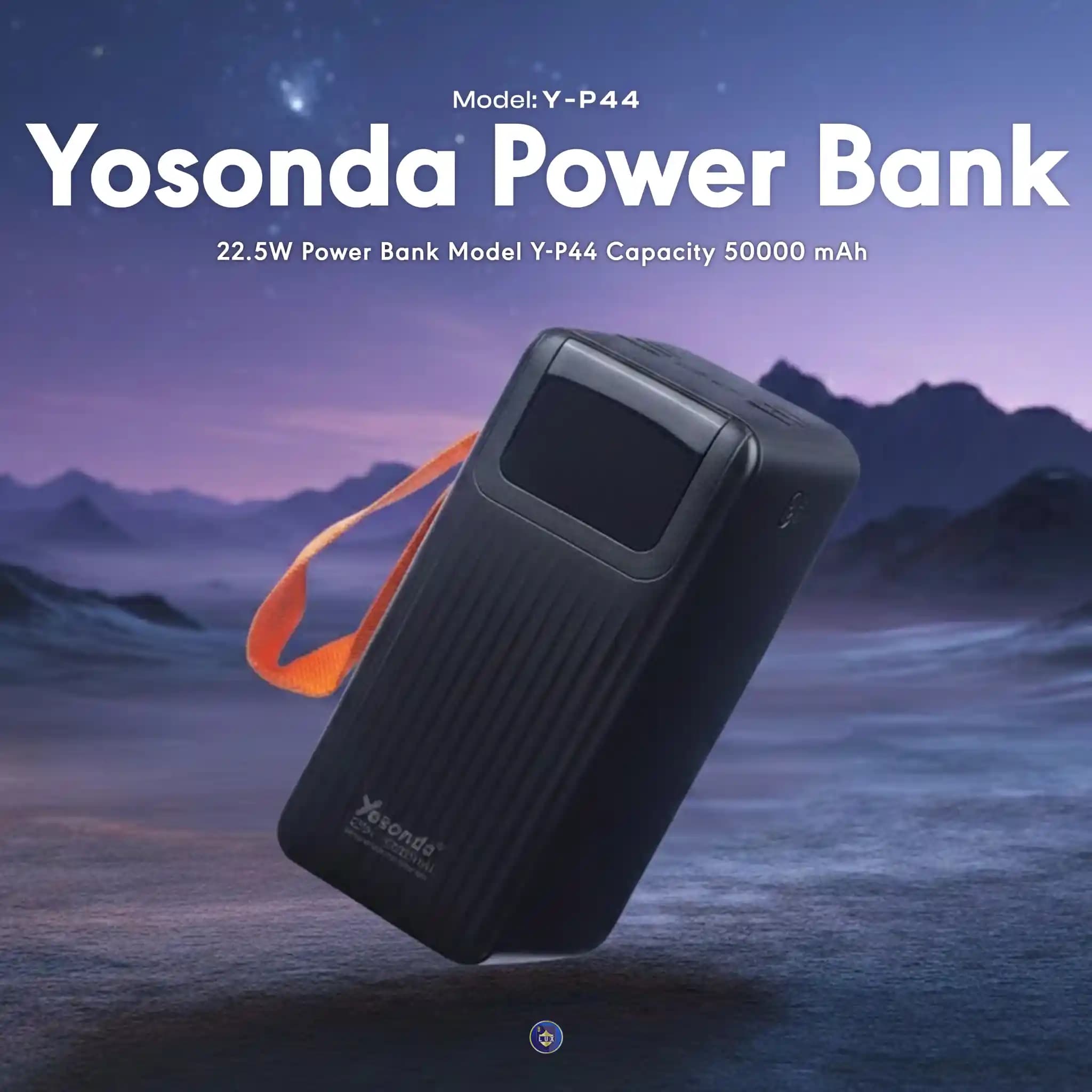 پاور بانک فست شارژ یوسوندا Y-P44 QC PD 22.5W ظرفیت 50000 میلی آمپر ساعت — تصویر ۴
