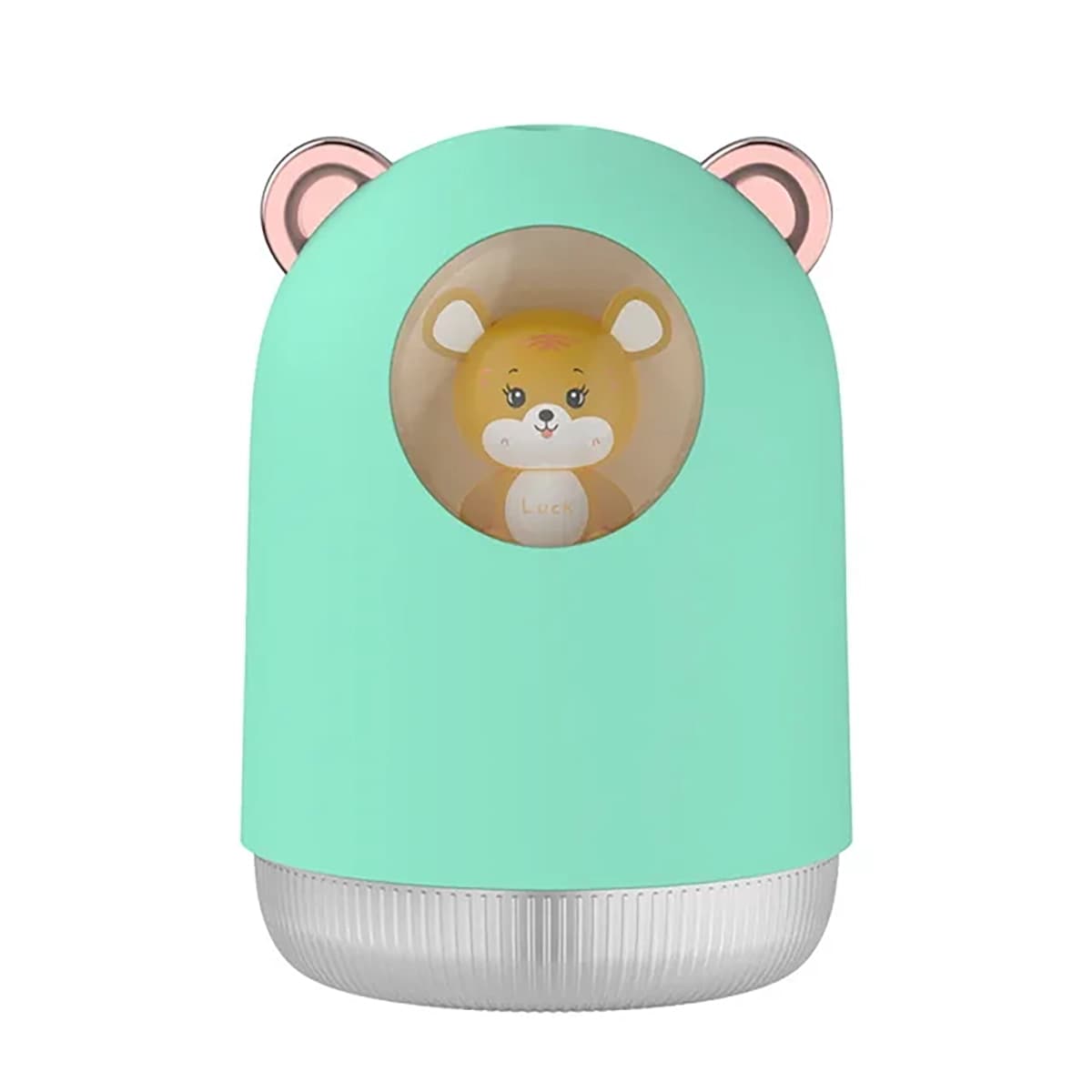 دستگاه بخور سرد عروسکی طرح خرس مدل Mini Cute Portable Air Humidifier H₂O 300ml — تصویر ۲
