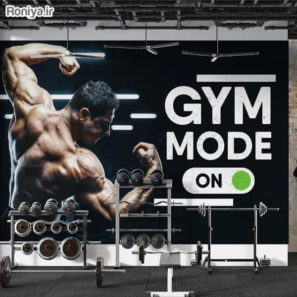 پوستر بدنسازی gym mode