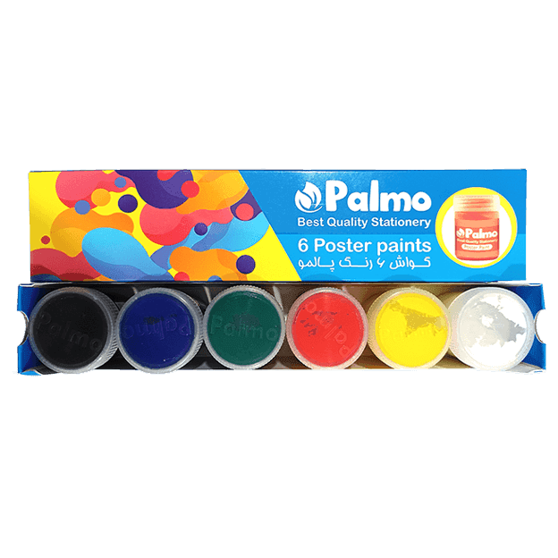 گواش 6 رنگ پالمو Palmo