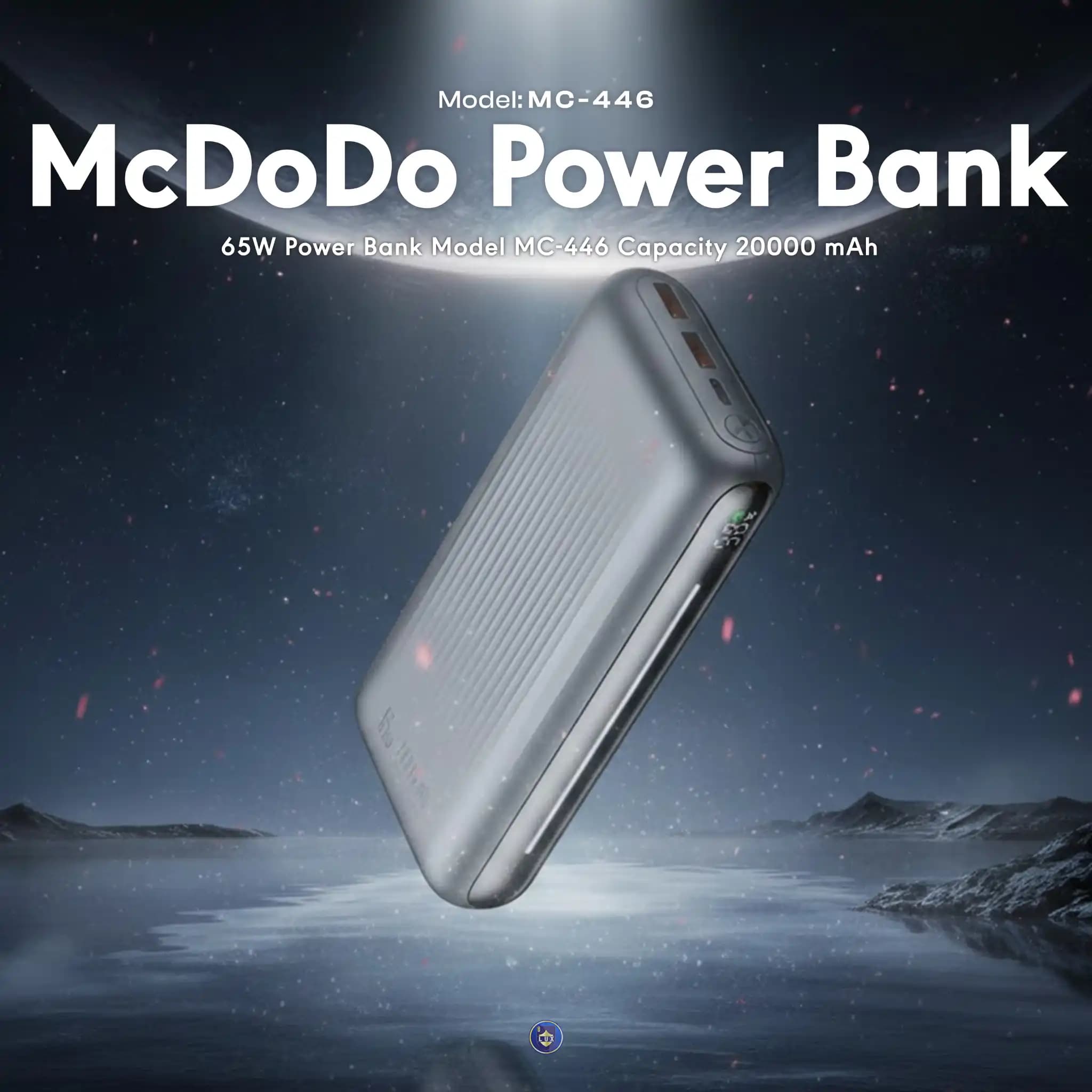 پاوربانک 65 وات مک دودو مدل MC-446 ظرفیت 20000 میلی آمپر ساعت — تصویر ۳