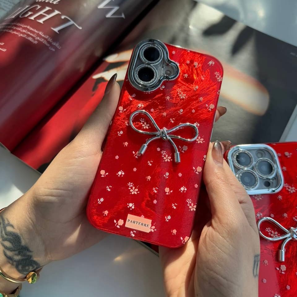 قاب گوشی red wine ribbon آیفون — تصویر ۴