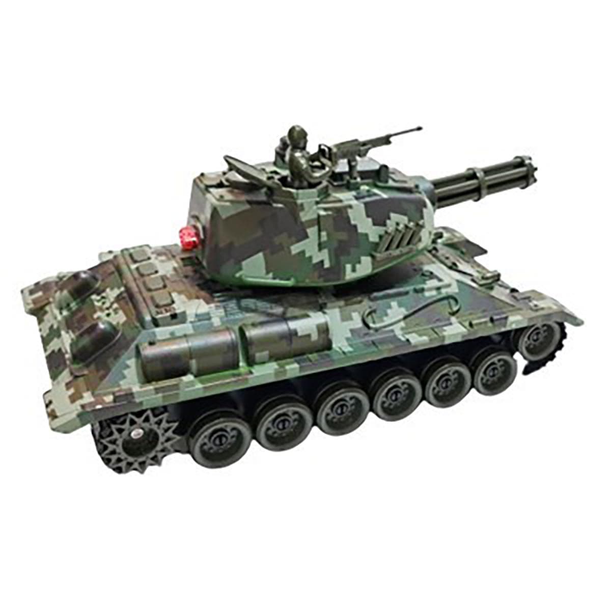 اسباب بازی تانک کنترلی شارژی دودزا و تیر پرتاب کن مدل Tank Remote Control — تصویر ۲