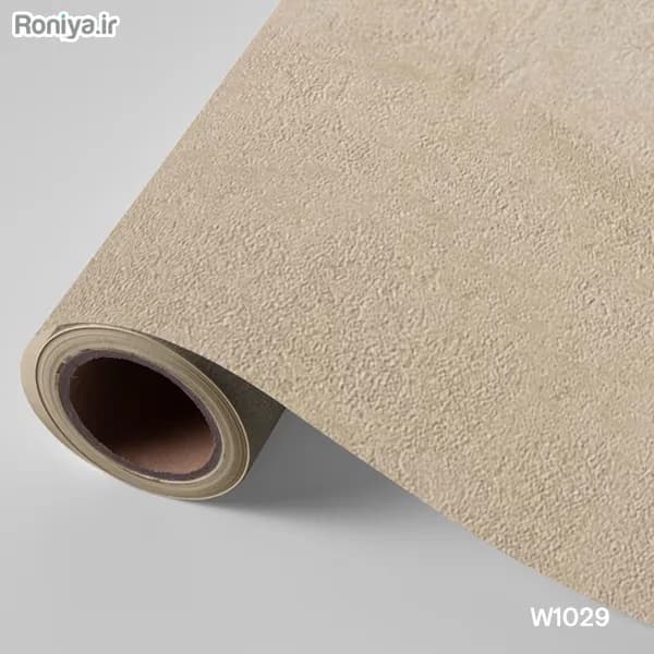 کاغذ دیواری ساده طوسی زیتونی روشن W1029