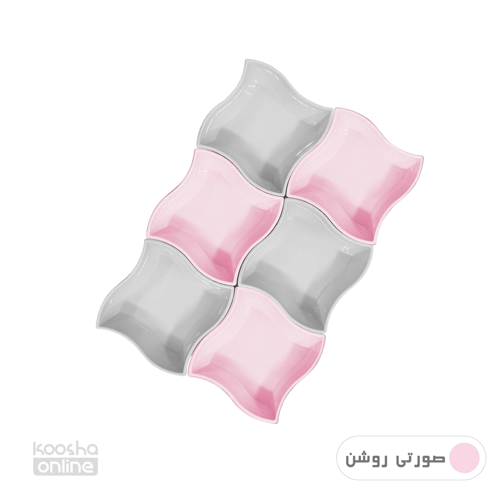 ظرف مزه چین لونیک 6عددی