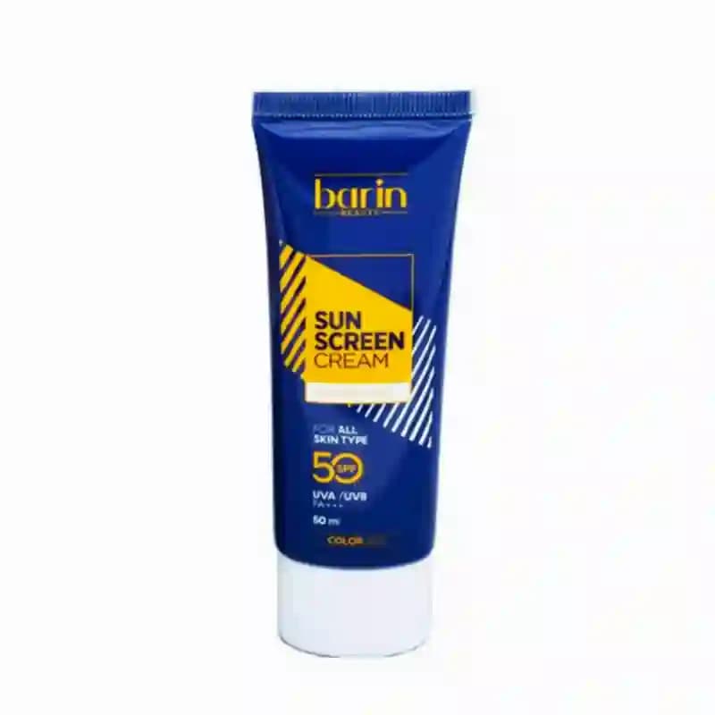 کرم ضد آفتاب بارین بیوتی SPF50 بی رنگ — تصویر ۴