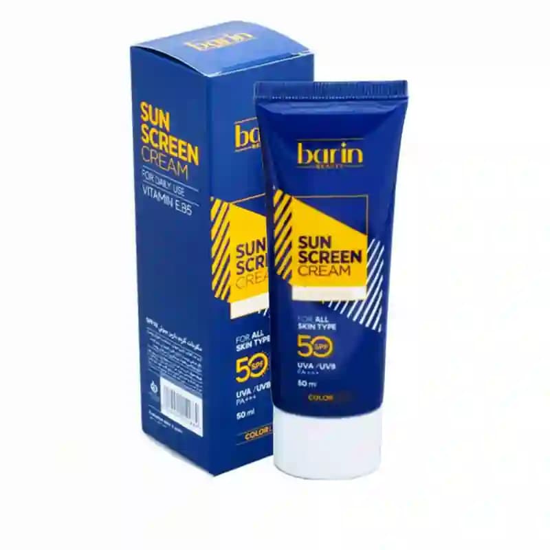 کرم ضد آفتاب بارین بیوتی SPF50 بی رنگ — تصویر ۷