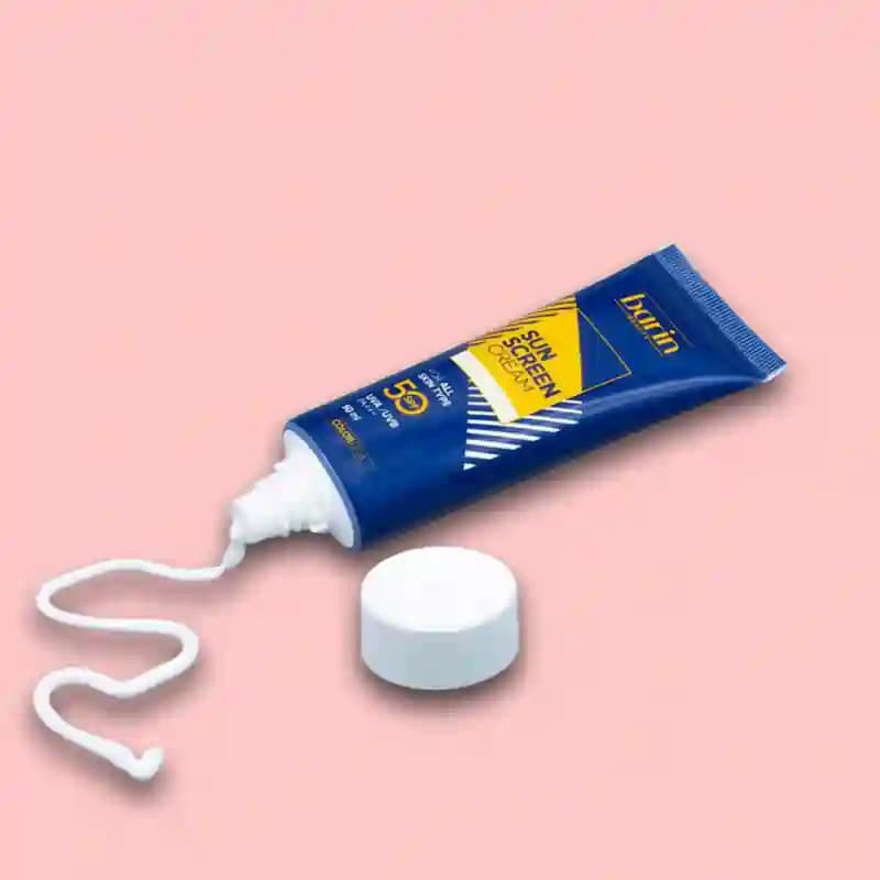 کرم ضد آفتاب بارین بیوتی SPF50 بی رنگ — تصویر ۵