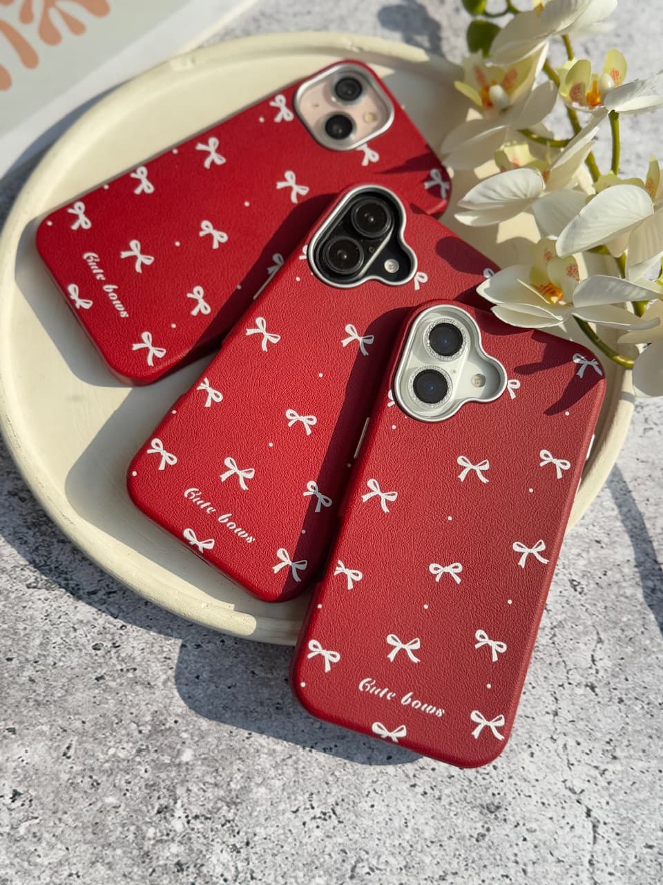 قاب گوشی Red Papillon پاپیون قرمز آیفون — تصویر ۵