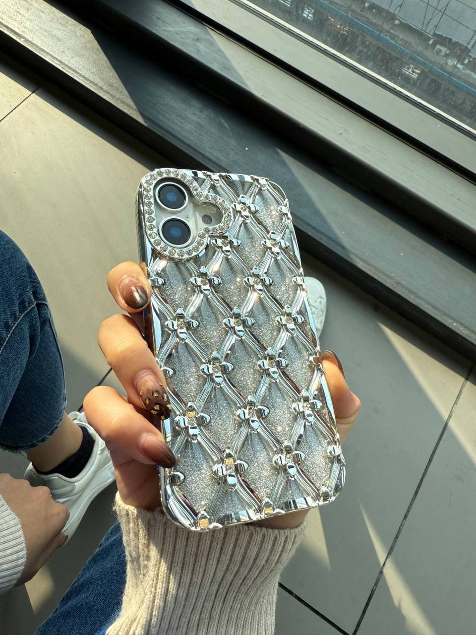 قاب گوشی flowers gucci آیفون — تصویر ۲