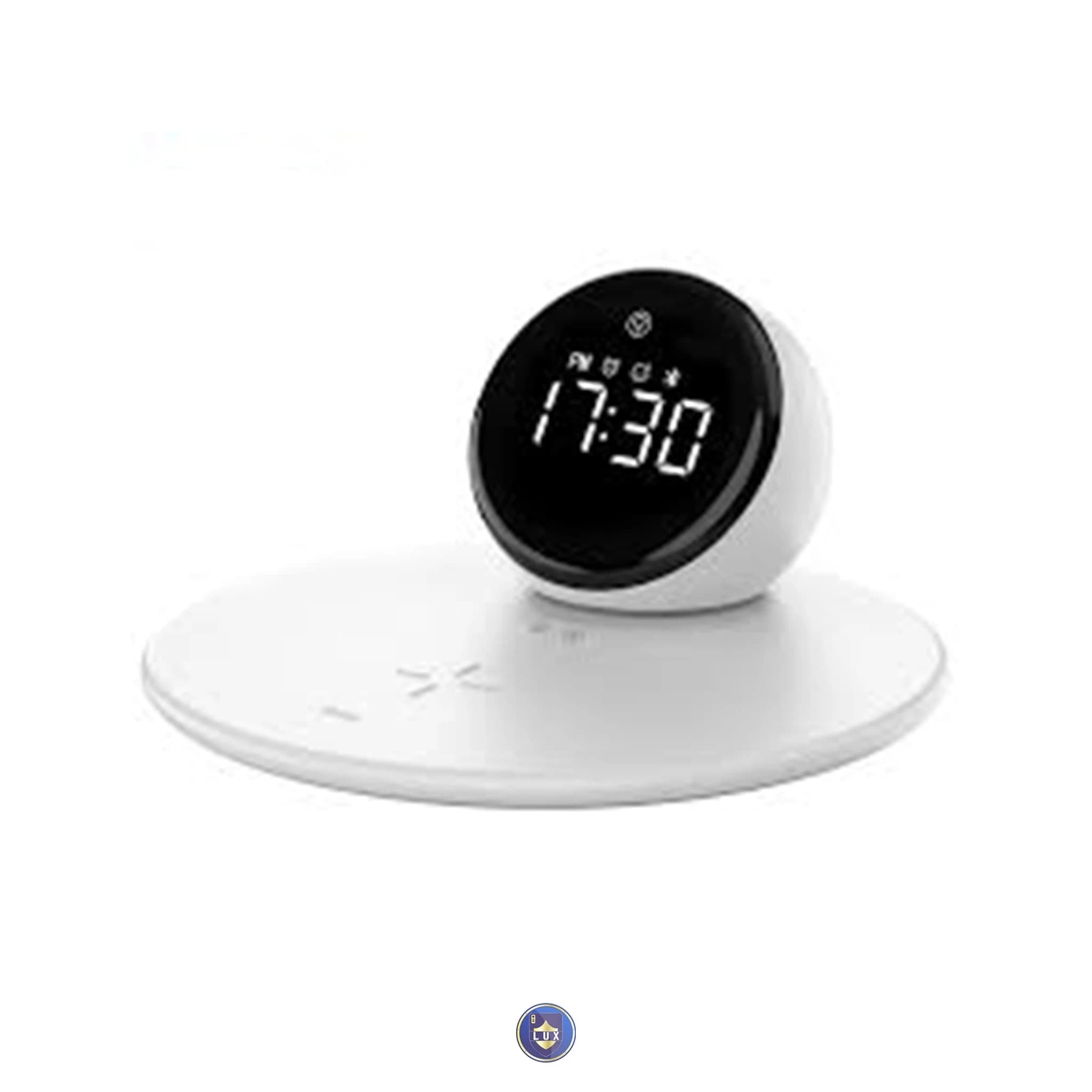 اسپیکر بلوتوثی، شارژر وایرلس و ساعت رومیزی رکسین مدل REX-W17