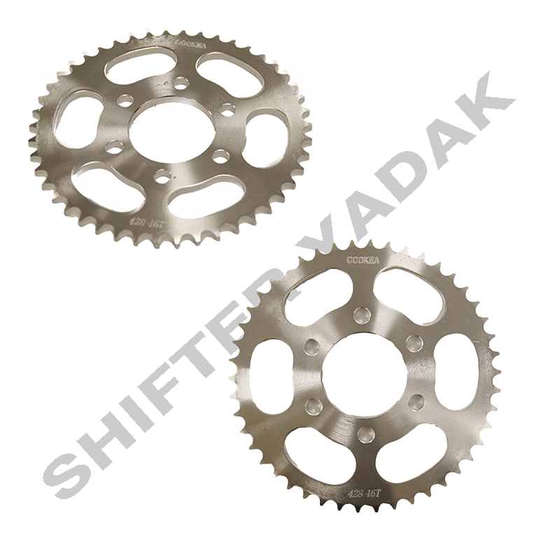 دنده عقب بنلی 150 نیو و کی وای سیتی REAR SPROCKET RAHRO BENELLI 428-43150 با کد فنی (T-01-004) (کوکما)