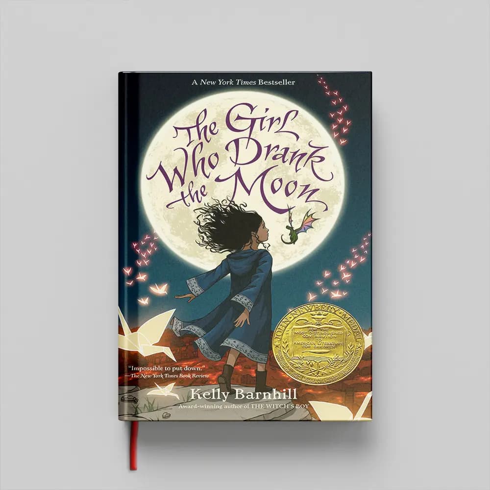 کتاب The Girl Who Drank the Moon جلد سخت (HARDCOVER)