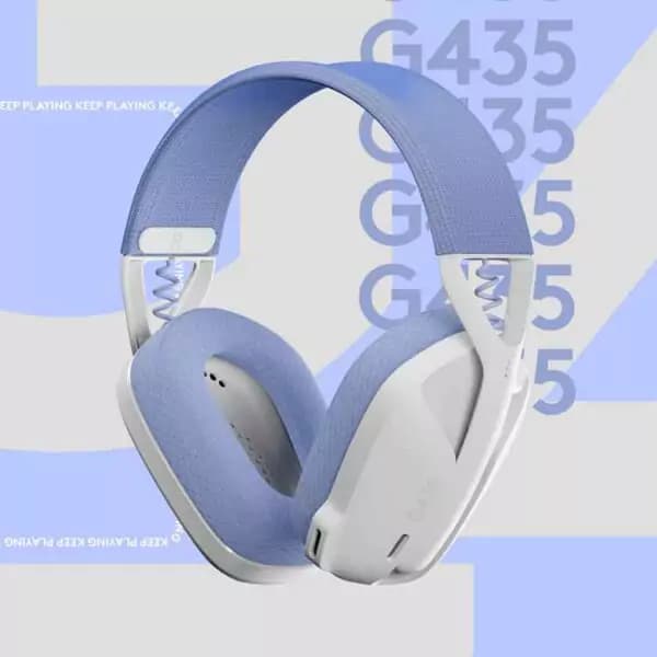 هدست گیمینگ بی سیم لاجیتک Headset Logitech G435 Wireless White — تصویر ۳