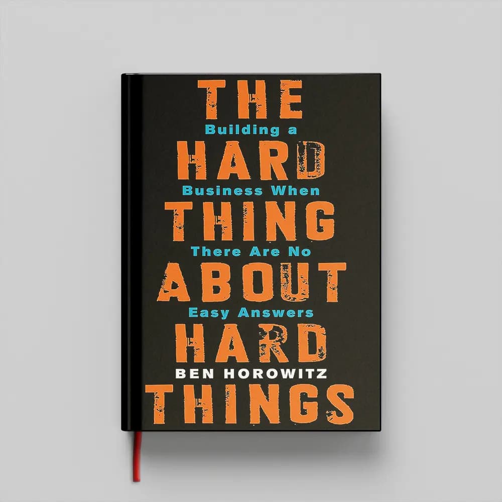 کتاب The Hard Thing About Hard Things جلد سخت (HARDCOVER)