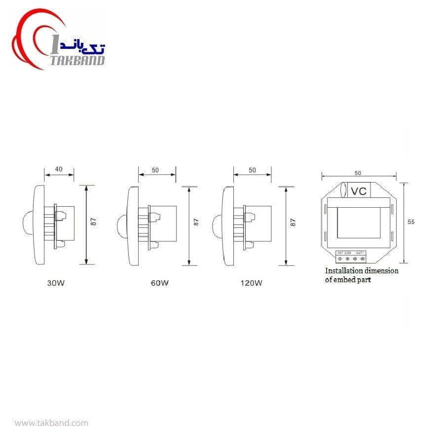 ولوم کنترل 20 وات روکار M.PRO SVC2-20W — تصویر ۵