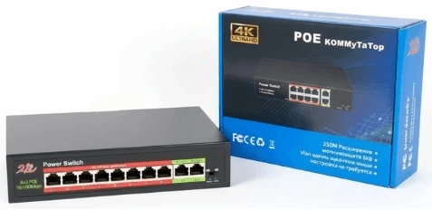 سوئیچ 8 پورت POE مدل NADO-8-POE-100 برند 298