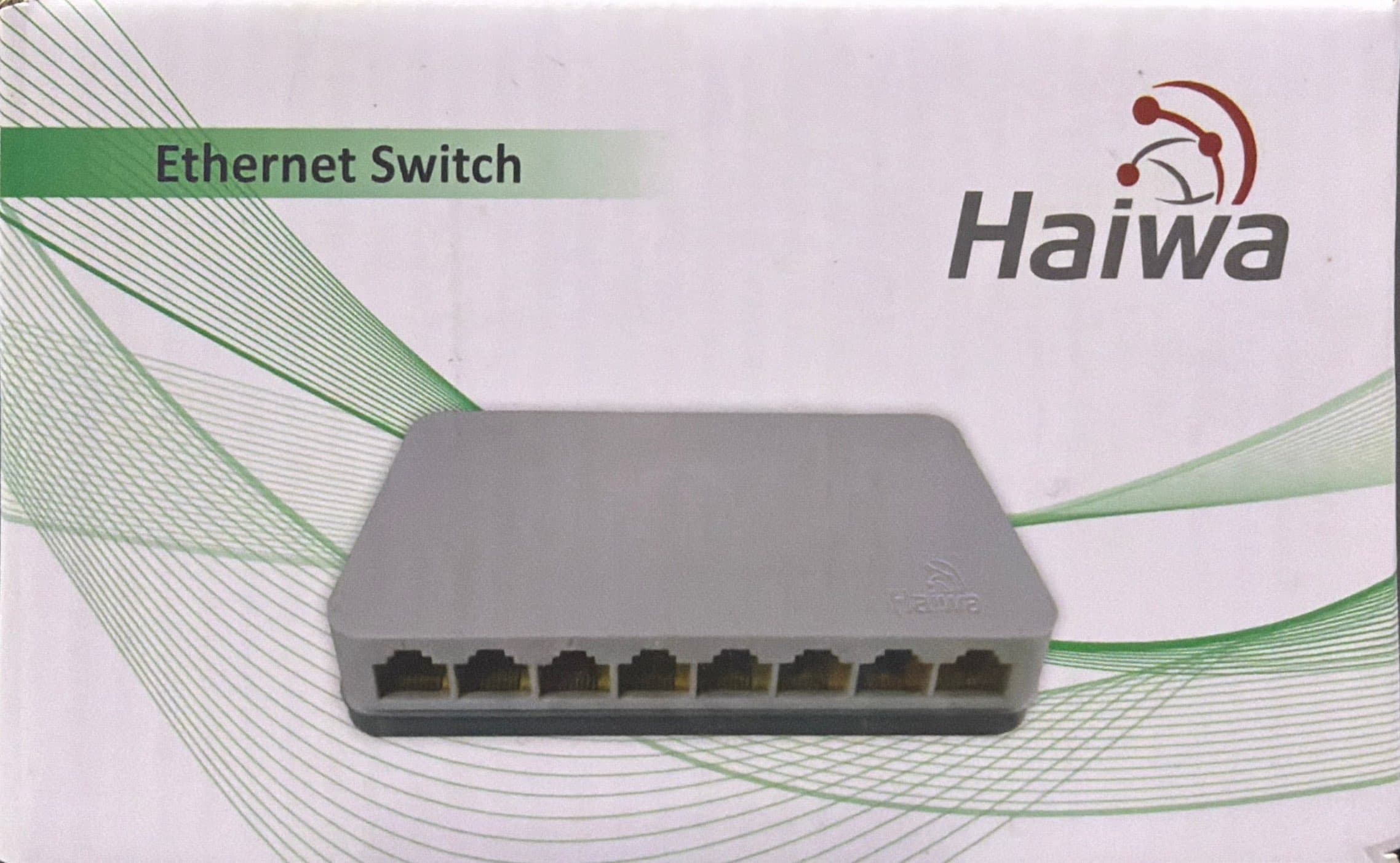 سوئیچ 8 پورت Ethernet مدل SW-E8000 برند Haiwa