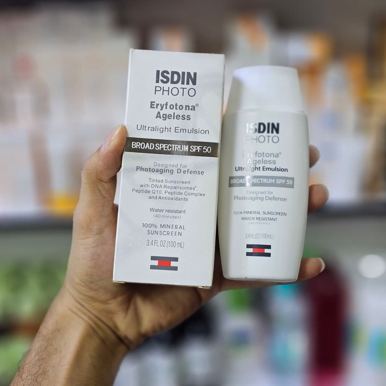کرم ضدآفتاب SPF50 ایزدین اریفوتونا مدل Ageless حجم ۱۰۰ میلی لیتر — تصویر ۳