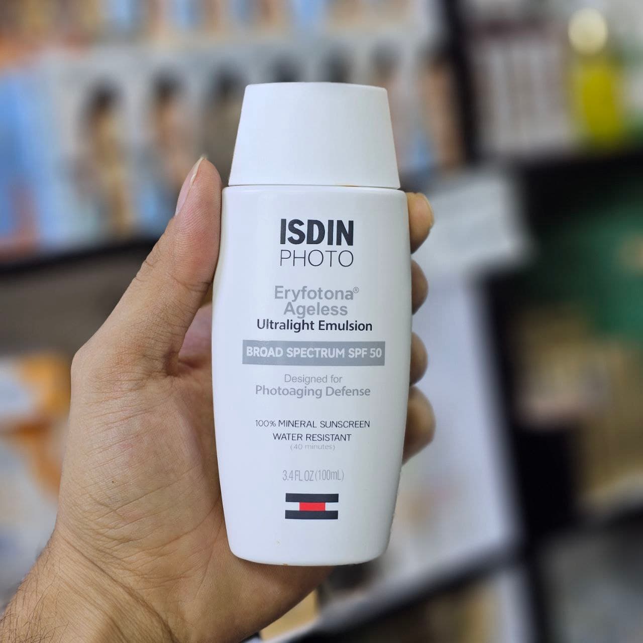 کرم ضدآفتاب SPF50 ایزدین اریفوتونا مدل Ageless حجم ۱۰۰ میلی لیتر — تصویر ۲