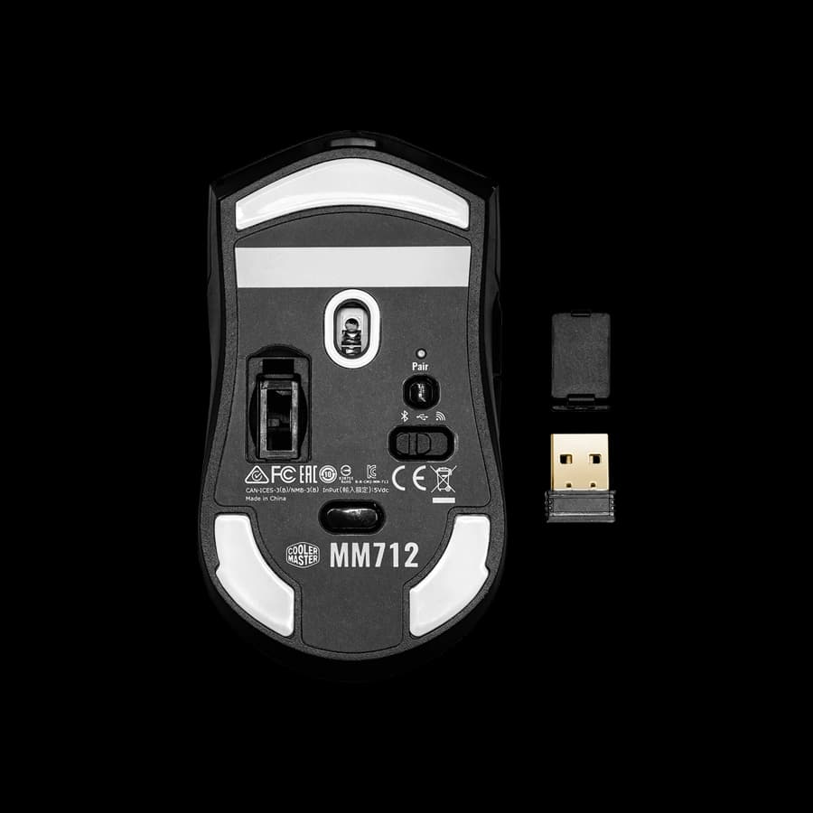 ماوس بی سیم گیمینگ کولر مستر مدل MM712 Black — تصویر ۶