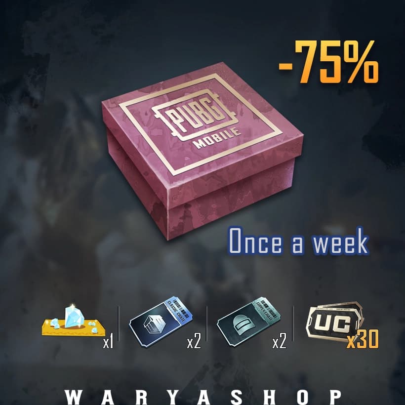 Weekly Deal Pack 1 پابجی موبایل + اتوماتیک 60 ثانیه 🚀