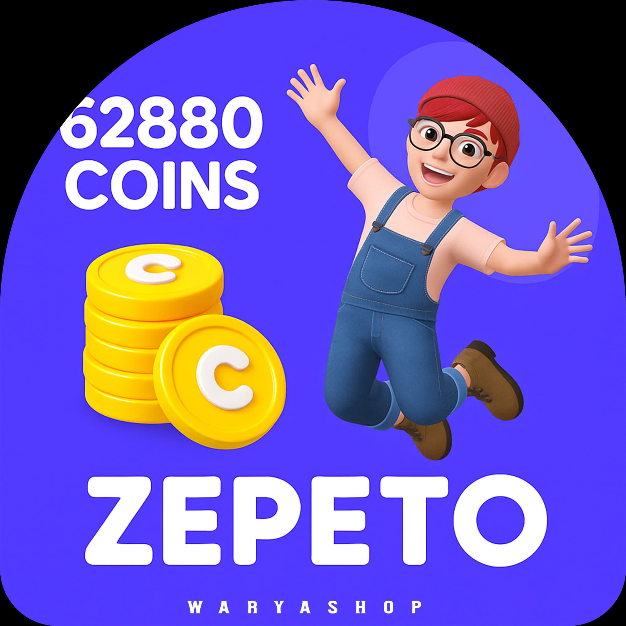 62880 Coins کوین زپتو Zepeto ارزان + اتوماتیک 60 ثانیه 🤩