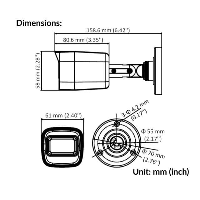 دوربین مداربسته آنالوگ هایک ویژن مدل DS-2CE16D0T-ITFS — تصویر ۳