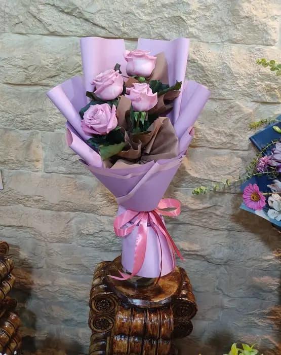دسته گل مینیمال یک طرفه طرح نازنین