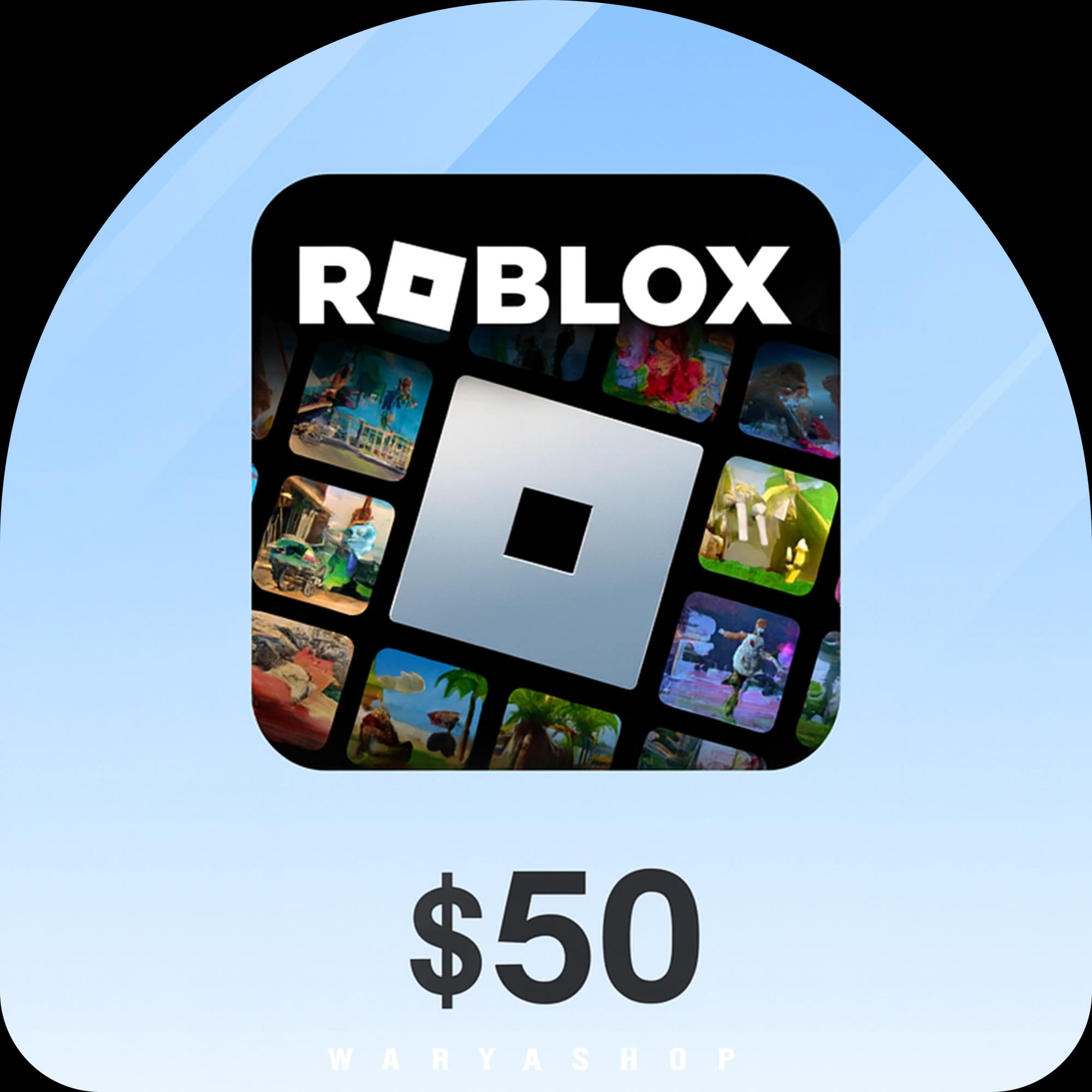 گیفت کارت Roblox 50 دلاری | Roblox Gift Card 50 USD با تحویل فوری