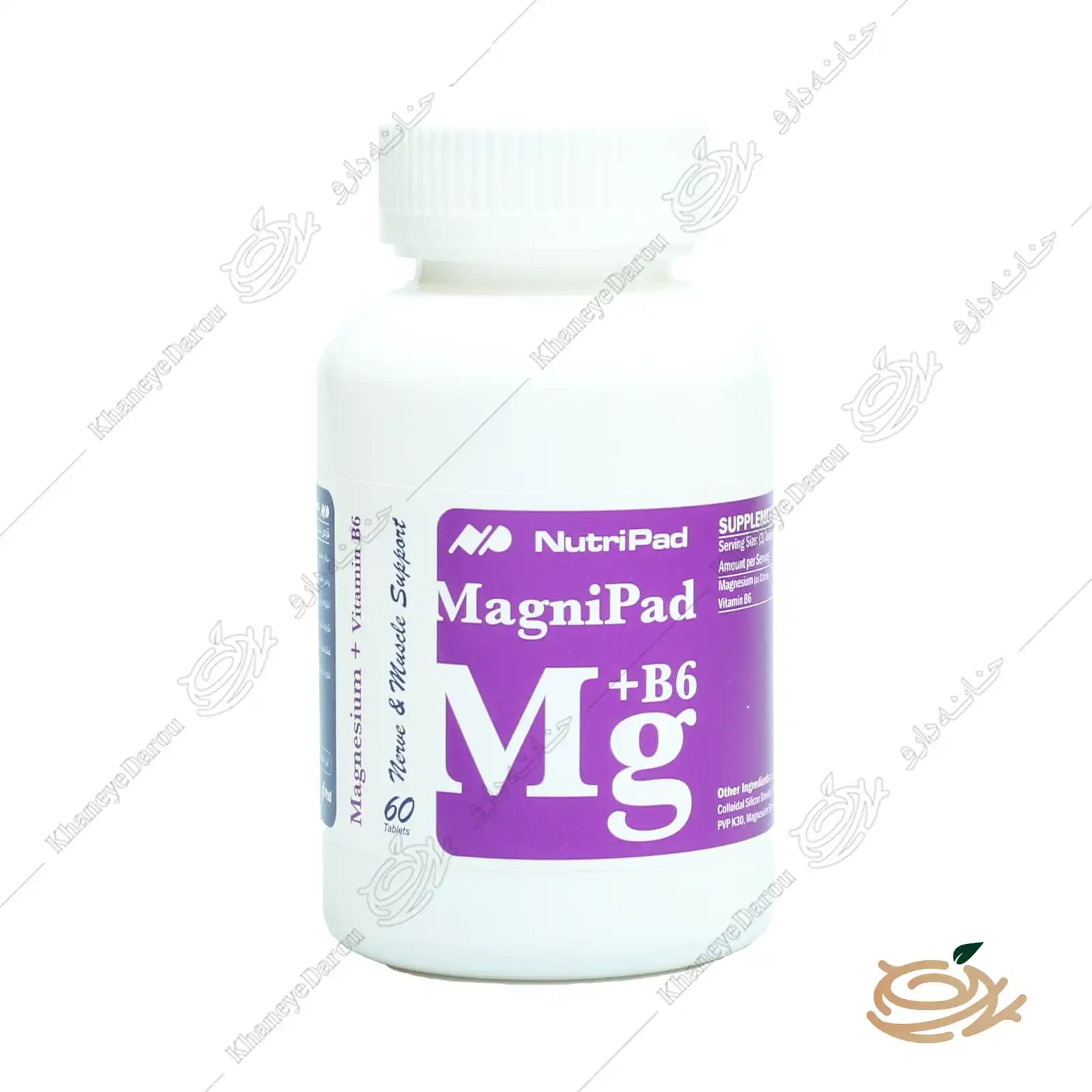 قرص منیزیم سیترات نوتری پاد و ویتامین ب 6