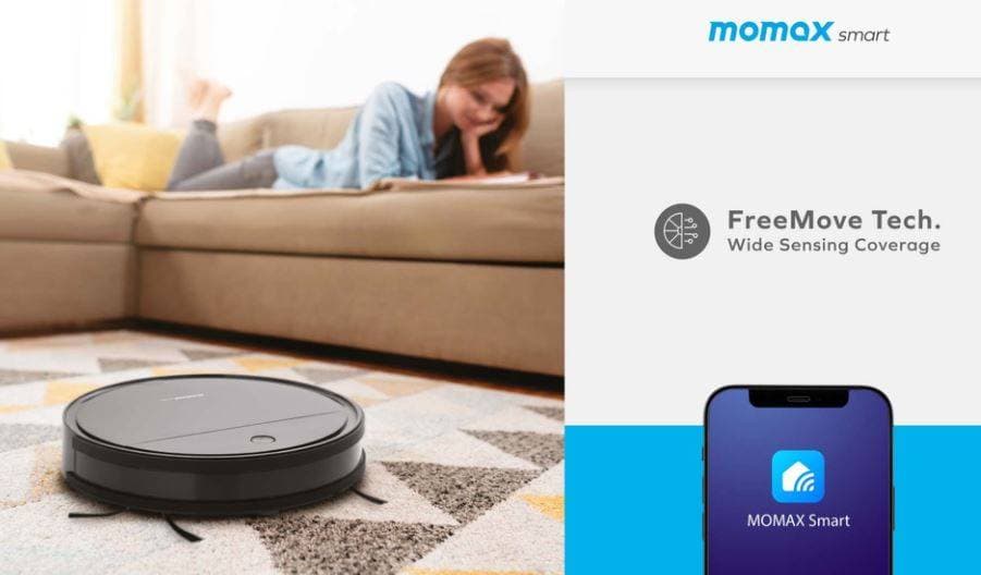 جارو برقی هوشمند مومکس مدل Momax RO2SUKD Vacuum Robot — تصویر ۵