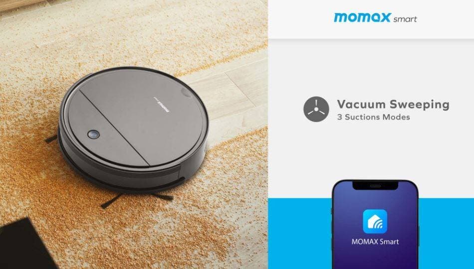 جارو برقی هوشمند مومکس مدل Momax RO2SUKD Vacuum Robot — تصویر ۴
