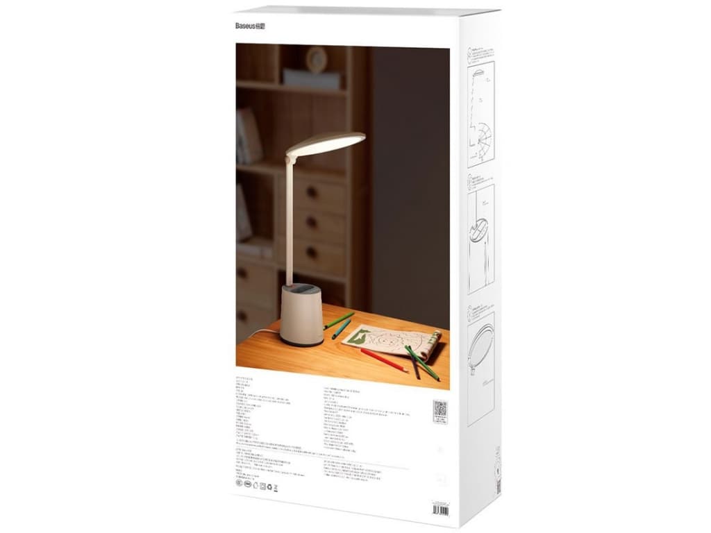 چراغ مطالعه رومیزی هوشمند باسئوس Baseus Smart Eye Full Spectrum Reading and Writing Wisdom DGZH-02 — تصویر ۴
