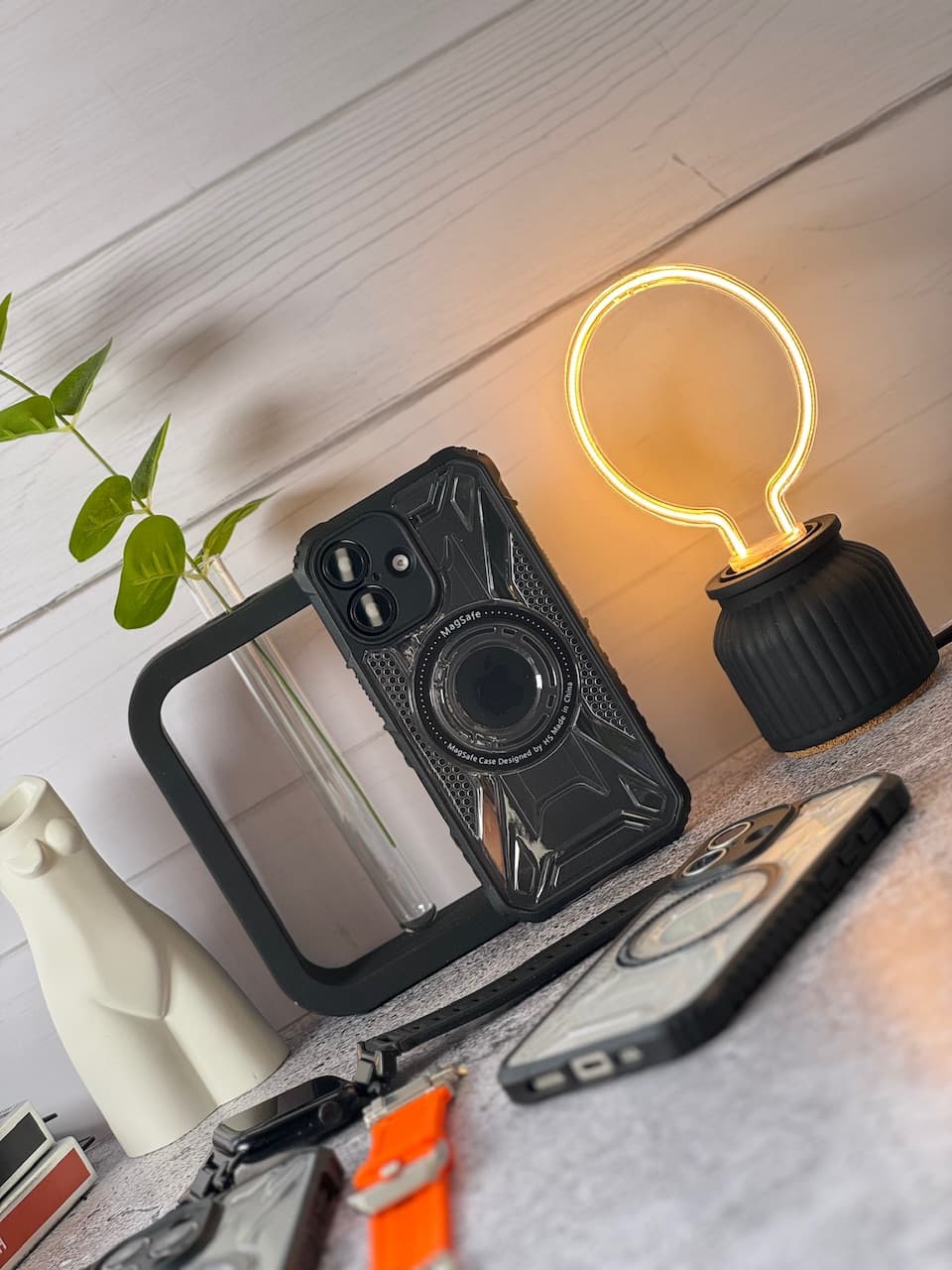 قاب گوشی HS ضد ضربه با مگ سیف آیفون — تصویر ۳