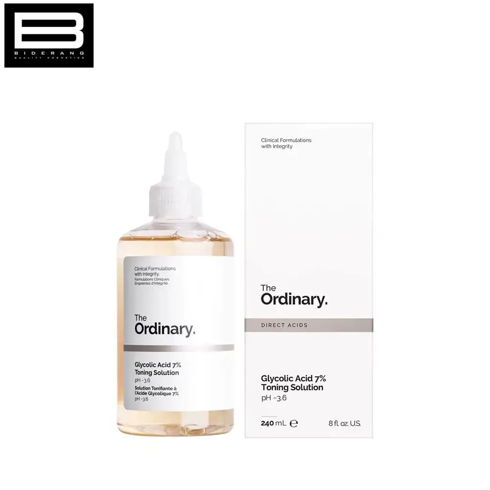 تونر گلایکولیک اسید اوردینری لایه بردار و روشن کننده پوست حجم 240ml — تصویر ۲