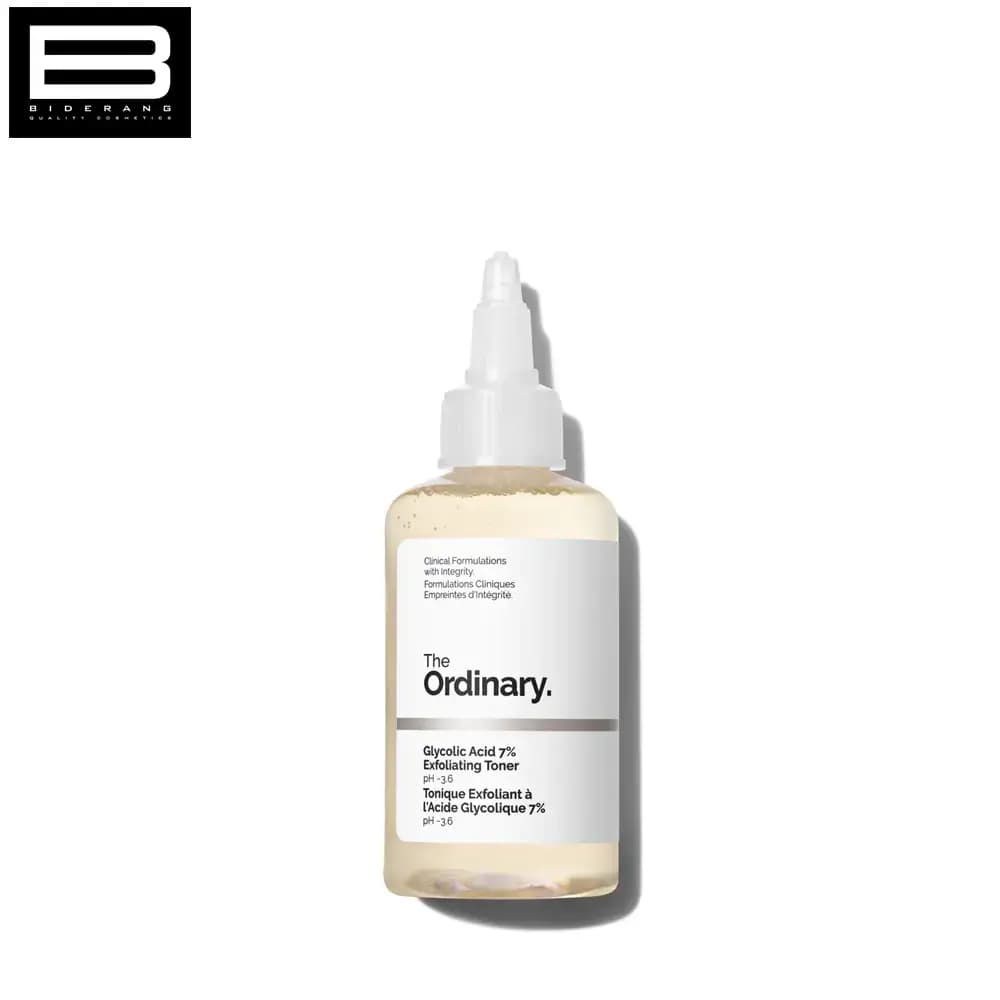 تونر گلایکولیک اسید اوردینری لایه بردار و روشن کننده پوست حجم 240ml