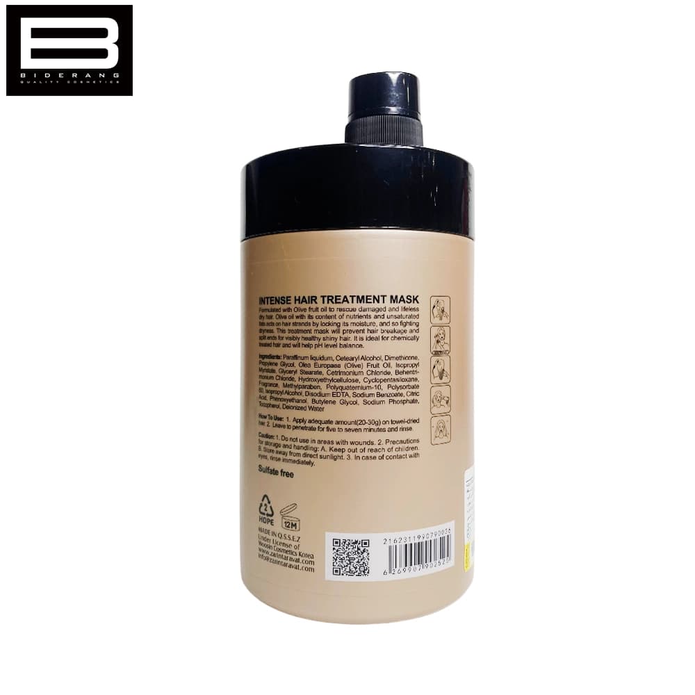 ماسک مو ترمیم کننده سرانزا مناسب موهای آسیب دیده حجم 1000ml — تصویر ۲