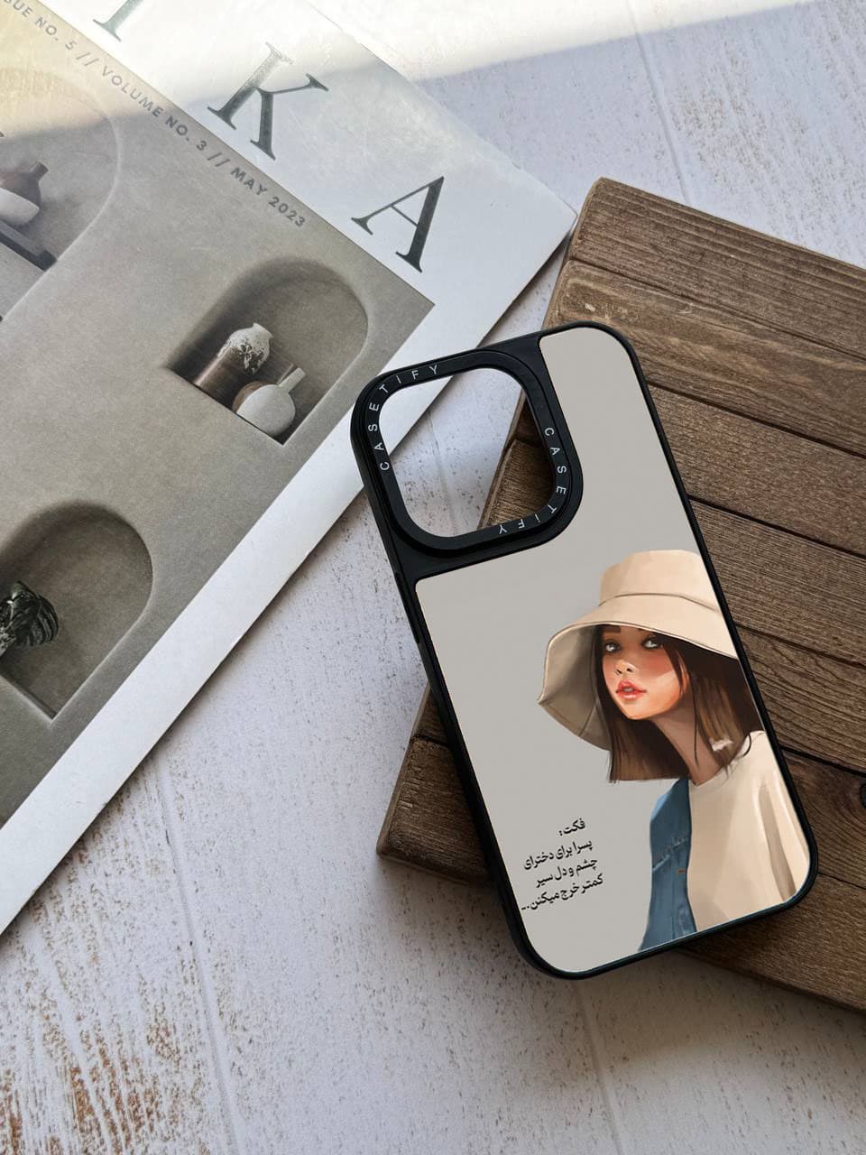 قاب موبایل سفارشی fact girl | casetify برای آیفون، سامسونگ و شیائومی — تصویر ۳