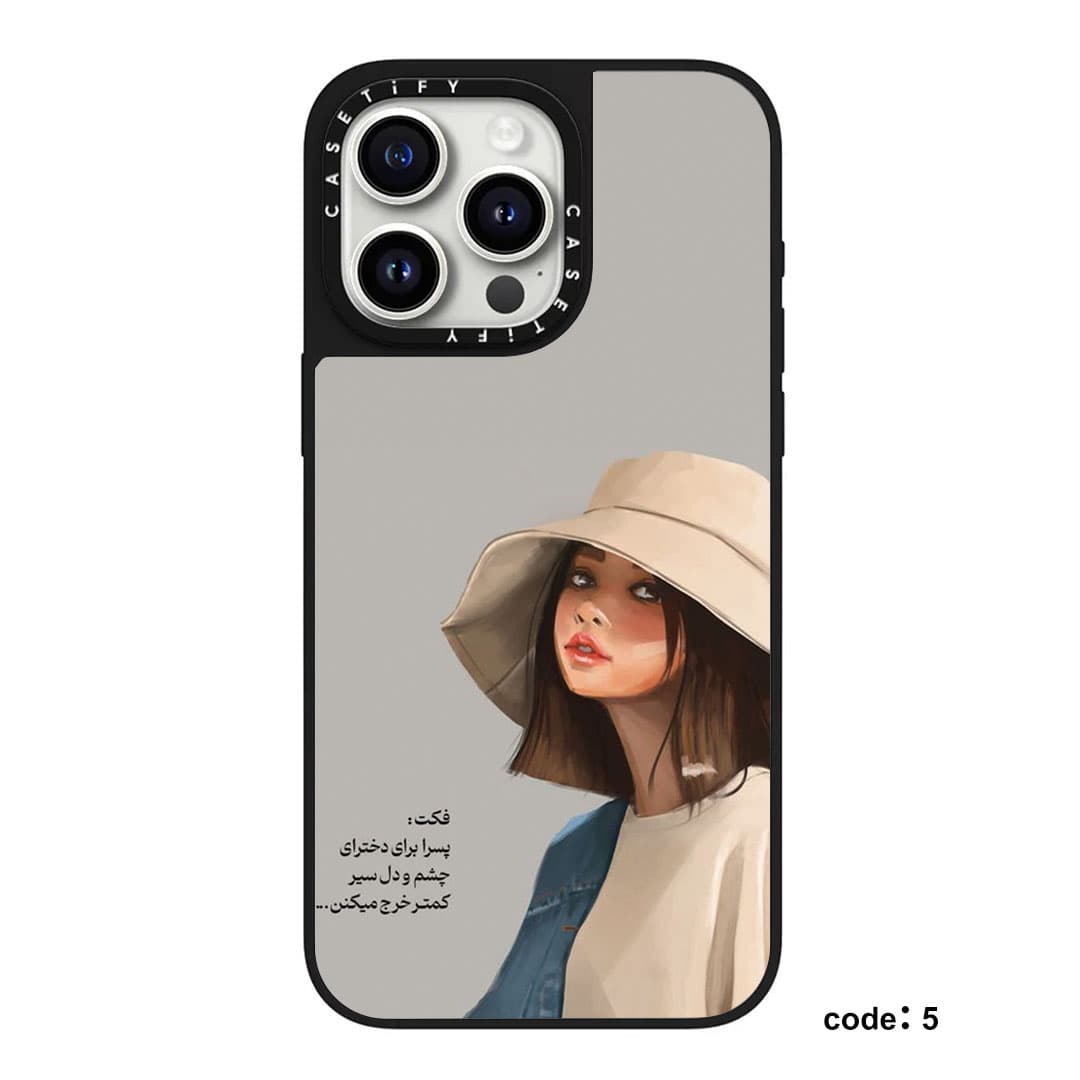 قاب موبایل سفارشی fact girl | casetify برای آیفون، سامسونگ و شیائومی — تصویر ۶