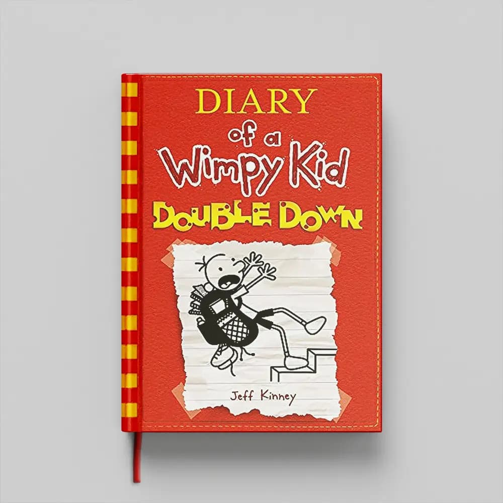 کتاب Diary Of A Wimpy Kid double down جلد سخت (HARDCOVER)