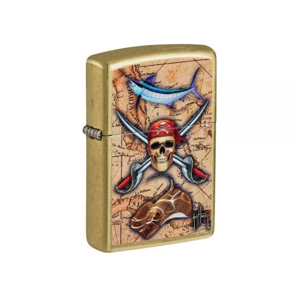 فندک زیپو Guy Harvey طرح نقشه گنج مدل 48966