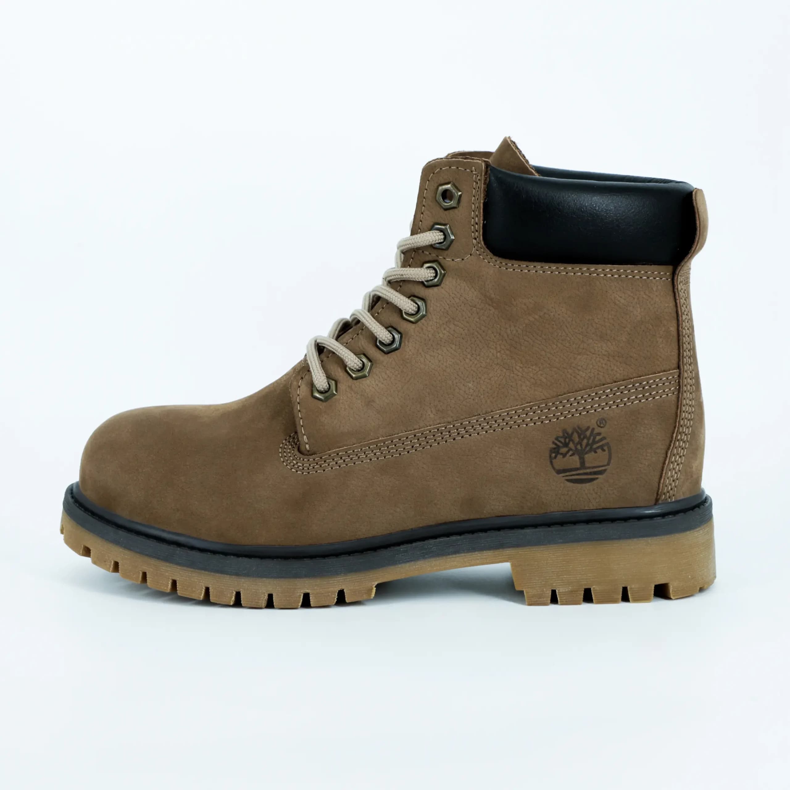بوت تیمبرلند Timberland مردانه چرم طبیعی رنگ خاکی دور قهوه ای کد 2522 — تصویر ۵
