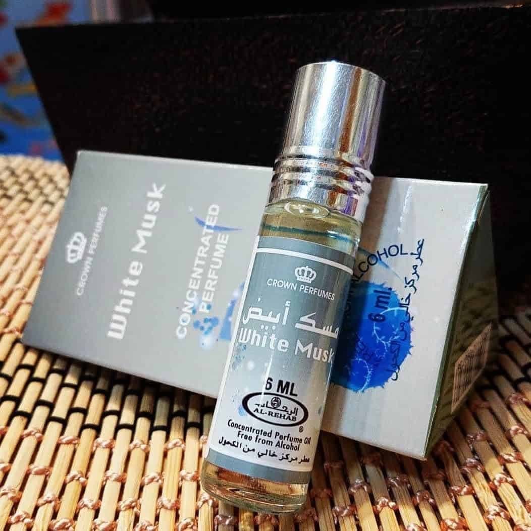 عطر مسک ابیض 6میل برند الرحاب — تصویر ۲