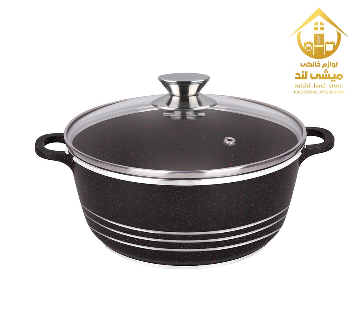 قابلمه گرانیت دسینی 28 سانتیمتر