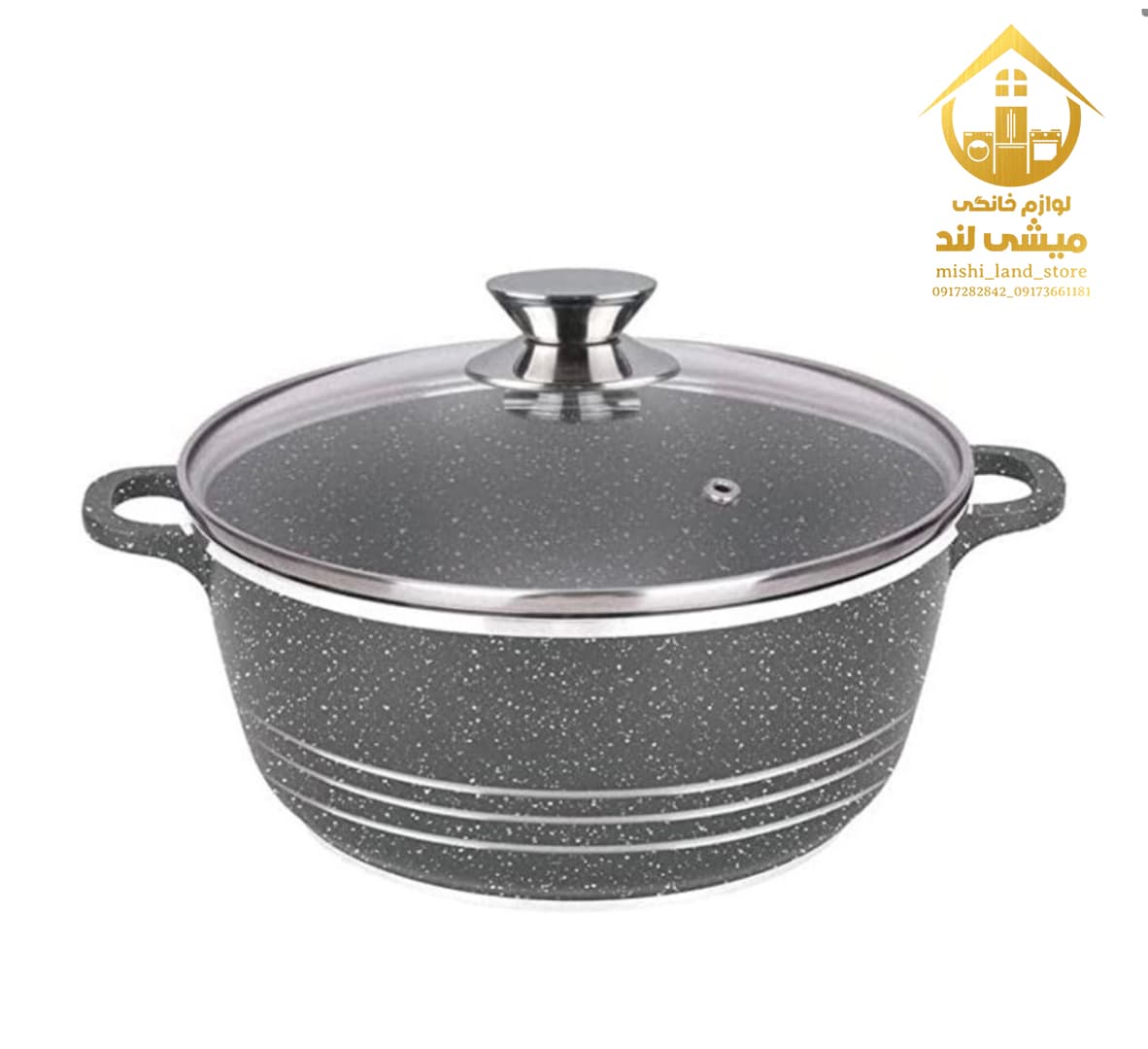 قابلمه گرانیت دسینی 24 سانتیمتر — تصویر ۳
